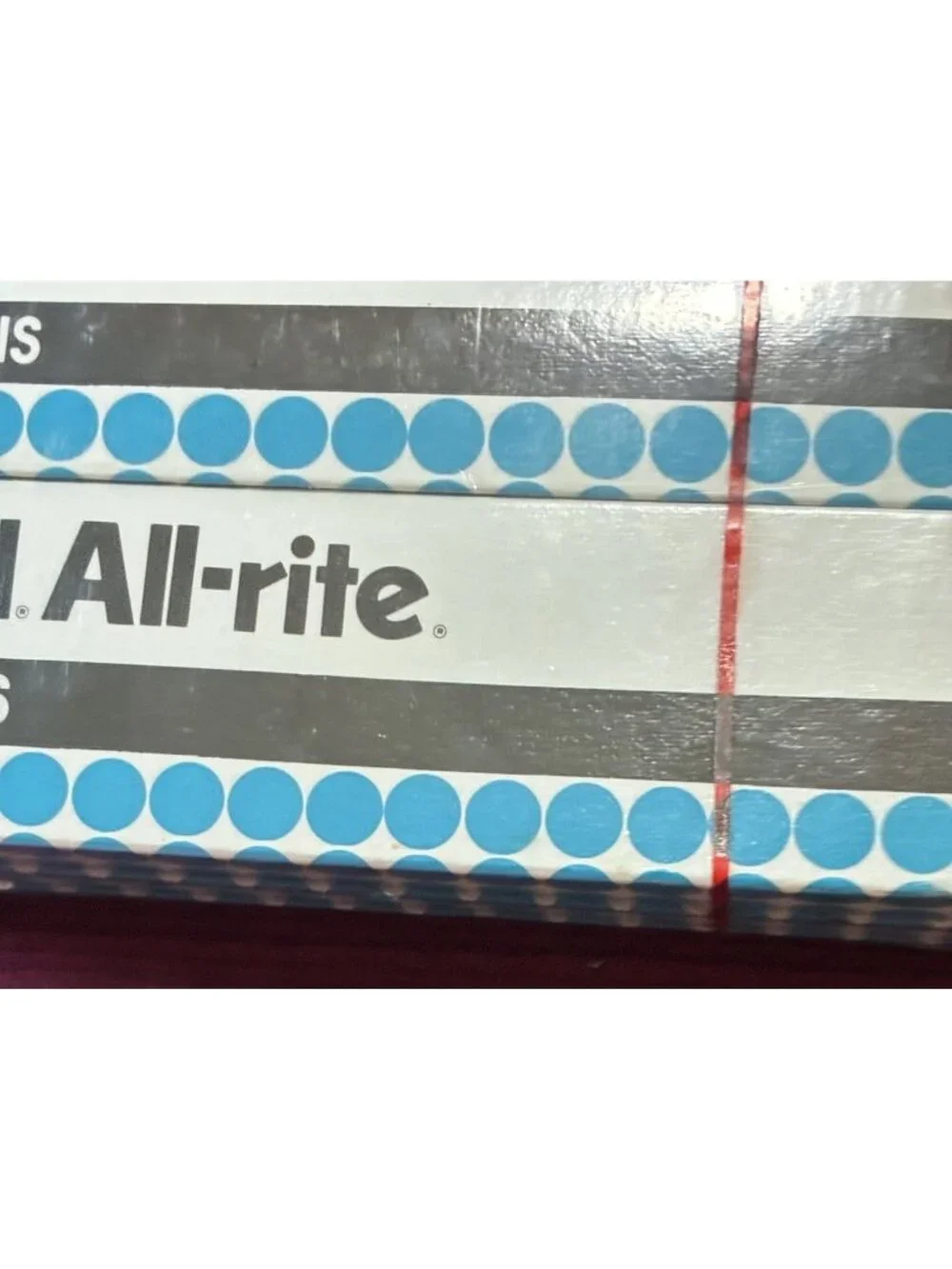 Lot of 6 Vtg Berol All Rite Ball Pens Medium Blue Ink NOS Sealed Box 72 Total